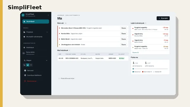Szervizszámla és gépjármű munkalap összehasonlítása professzionális flottaadminisztrációs nyilvántartáshoz